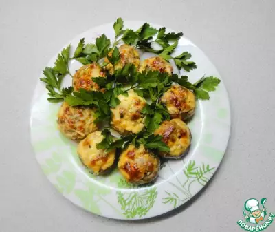 Горячая закуска из шампиньонов