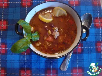 Мексиканский острый суп
