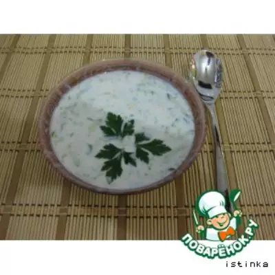 Болгарский холодный суп "Таратор"