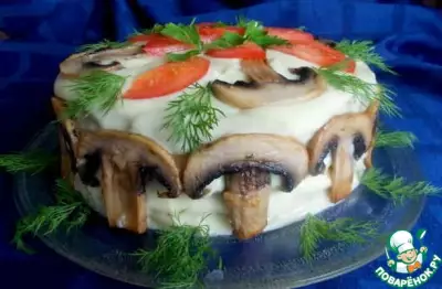 Бутербродный торт "Для мужчин"