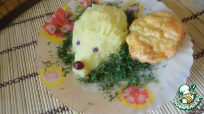 Куриное суфле "Малыш" с картофельным пюре