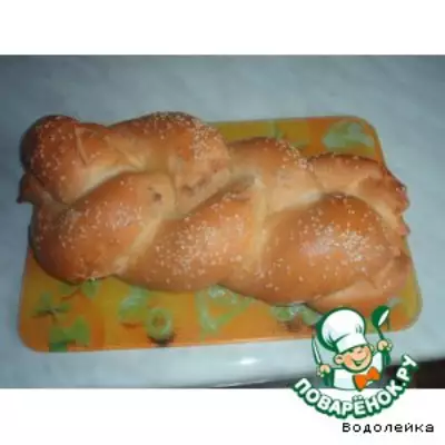 Сырный хлеб "Плетенка"