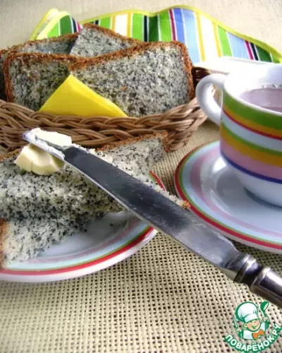 Хлеб манно-маковый к завтраку