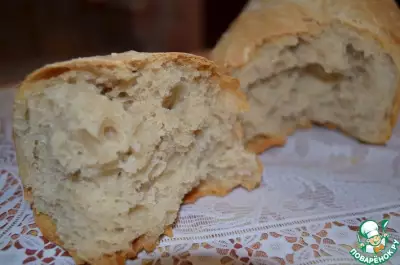 Домашний хлеб без замеса на закваске
