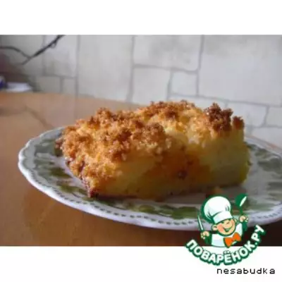 Творожно-кокосовый пирог