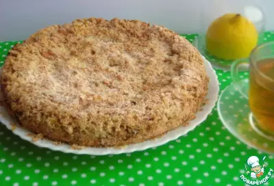 Овсяный пирог с лимонным кремом