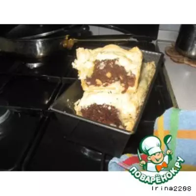 Пирог "Брауни в слойке"