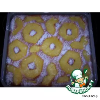 Нежный ананасовый пирог