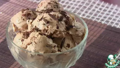 Мороженое из творога с шоколадом