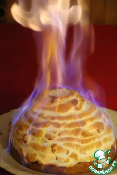 Огненный десерт "Аляска"