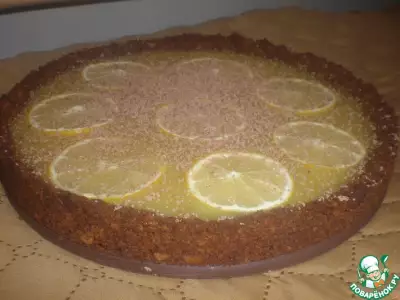 Лимонный пирог из печенья