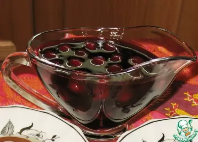 Пряный вишневый соус с вином
