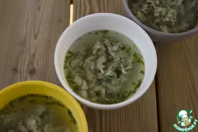 Потрясающий суп с ароматными клецками