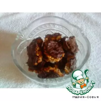 Шоколадное печенье с пряностями
