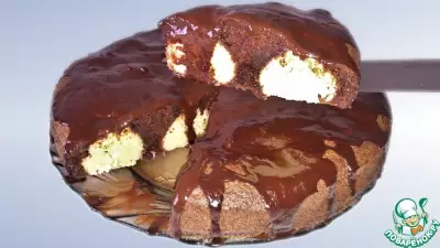 Шоколадный пирог "Творожный горошек"