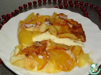 Творожный десерт "Снежные яблоки"