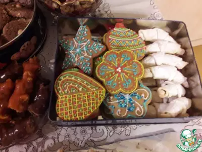 Рождественское имбирное печенье