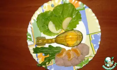 Запечённое авокадо серенада