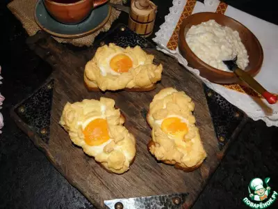 Горячие бутерброды с яйцами "Орсини"
