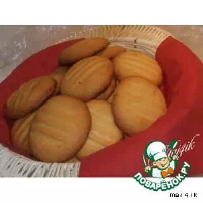 Сладкое печенье "Любимое" с кедровыми орешками