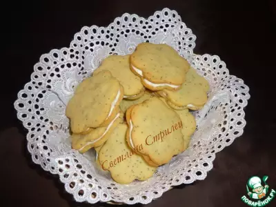 Лимонно-маковое печенье со сливочным сыром