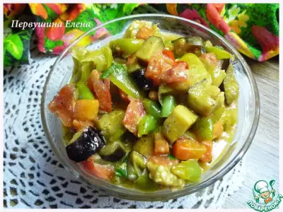 Овощи в сливочно-соевом соусе