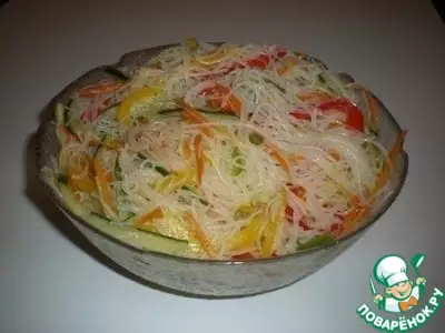 Салат "Лапша с овощами"