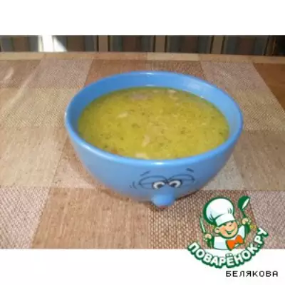 "Снежный" суп из курицы