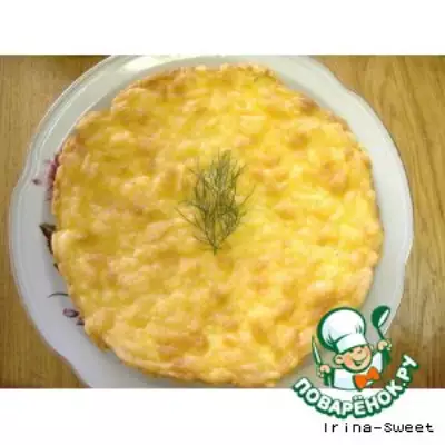 Картофельное суфле с сыром Чеддер