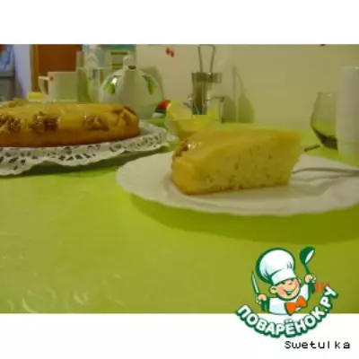 Пирог с грушами "Перевeртыш"