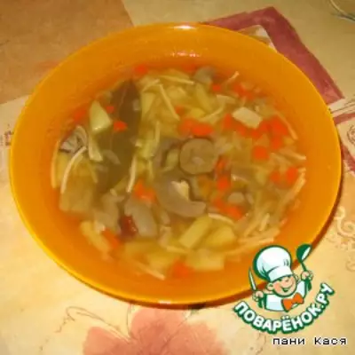 Суп из подберезовиков