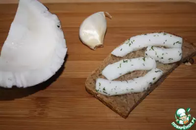 Фальшивое сало из кокосового ореха
