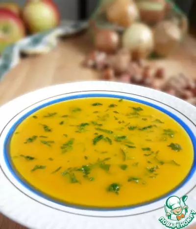 Морковно-яблочный суп-пюре