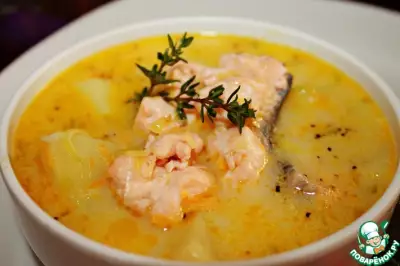 Финский лососевый суп со сливками "Лохикейтто"
