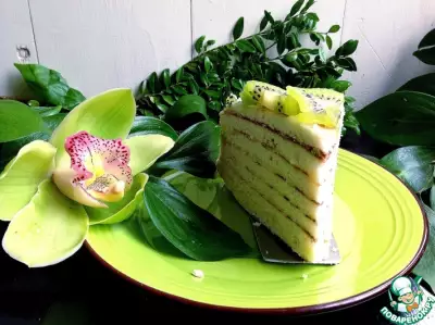 Торт на сковороде "Изумруд"
