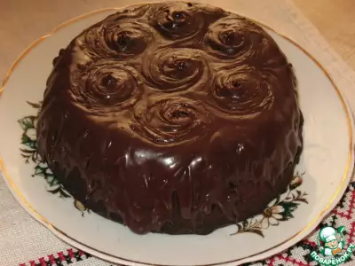 Шоколадный торт "Гречанка" из гречневой муки