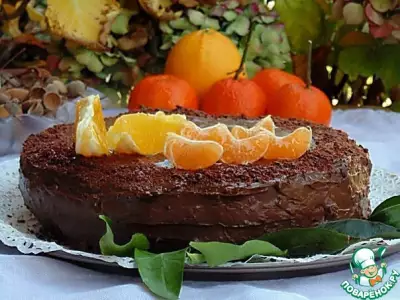 Итальянский торт "Шоколад и Горький апельсин"