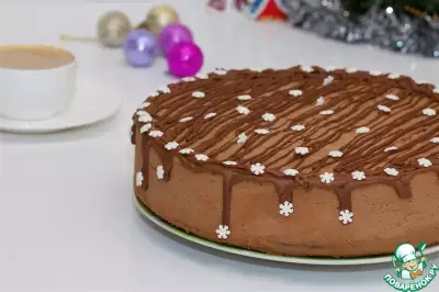 Торт шоколадно-сливочный