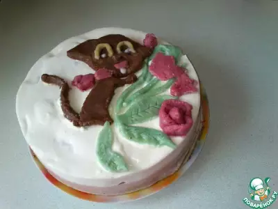 Бисквитный торт "Мартовский кот"