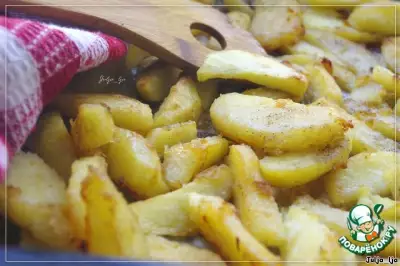 Картофель, запечeнный с имбирeм и чесноком