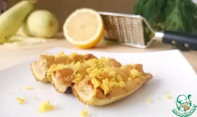 Кабачки-гриль с лимонной солью