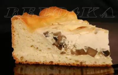 Пирог сырно-грибной Нежный