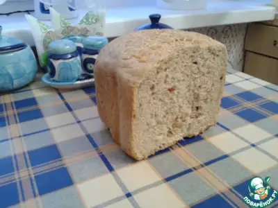Пшенично-ржаной хлеб с оливками