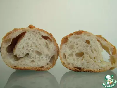 Хлеб на двух опарах с итальянскими сырами и травами