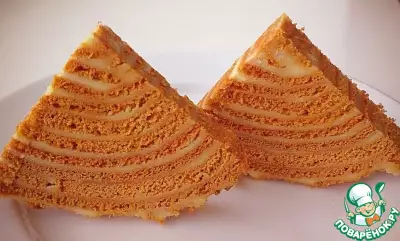 Торт "Карамельный медовик"
