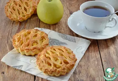 Пироги "Корзиночки" с яблоками