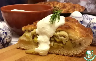 Бабушкин пирог с картошкой