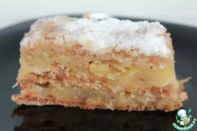 Венгерский насыпной яблочный пирог в мультиварке