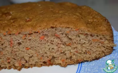 Морковно-маковый пирог