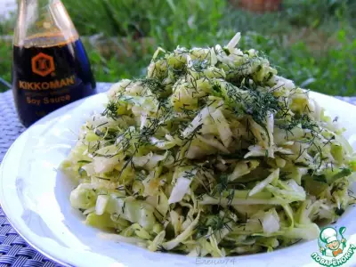 Огуречно-капустный салат